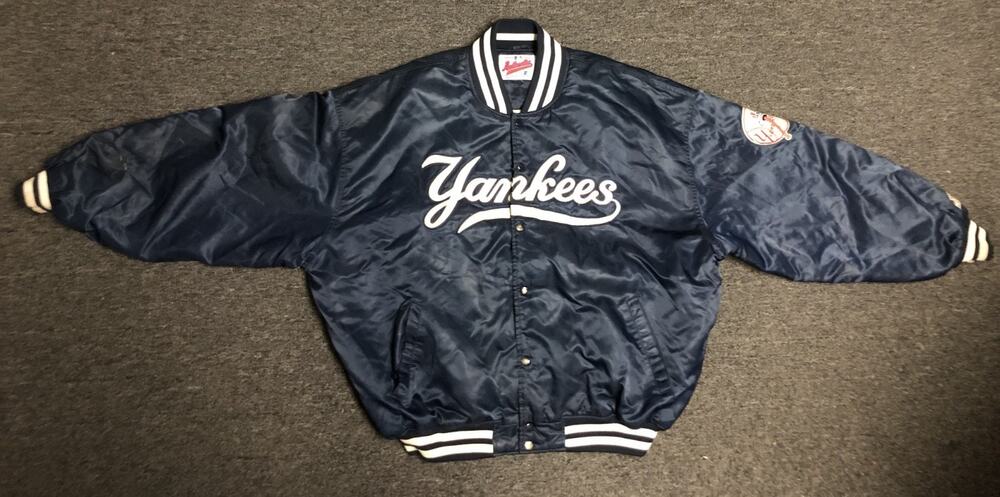 Vintage Starter Yankee Satin Jacket Bomber XL Diamond Collection 90's Korea